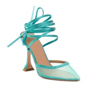 Anthropologie  Britt Netta lace up heels